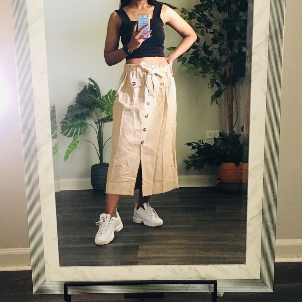 Button-Down Skirt small